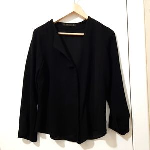Zara deep navy blue blouse (One XS, One S)